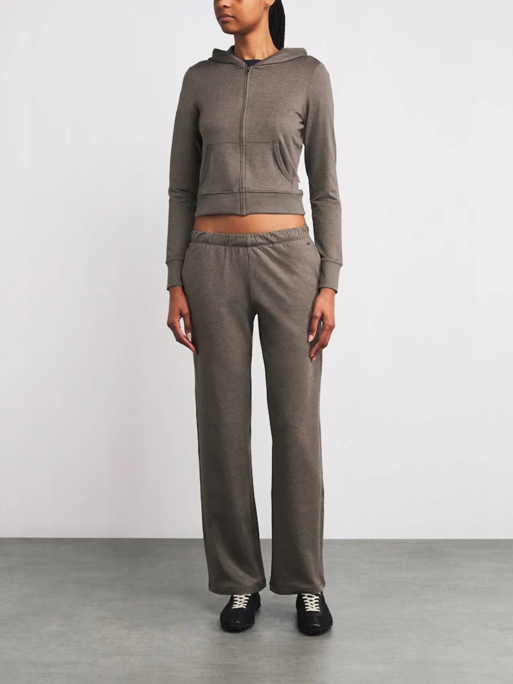 Vuori Hoodie & Wide-Leg Pants Set